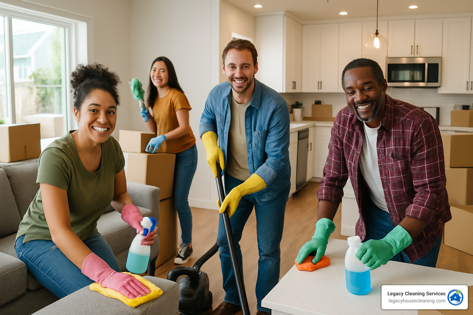 Move in cleaning checklist